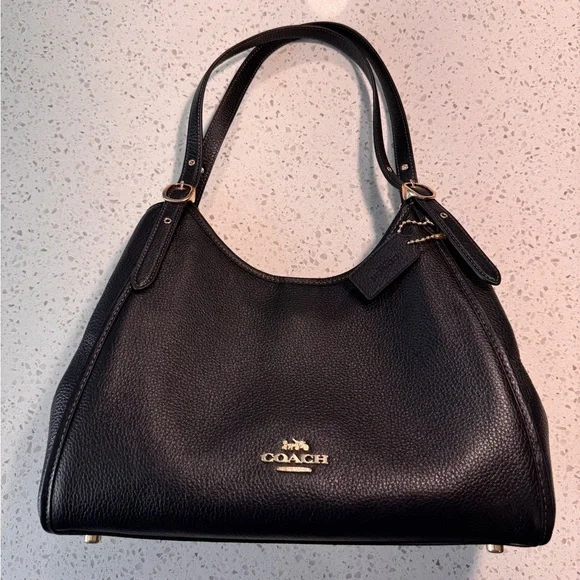 COACH NWOT SHOULDER STRAP with PILLOW HAND TAG NWOT Coach Signature Striped Lavender and Khaki Mini-Satchel  main image 4